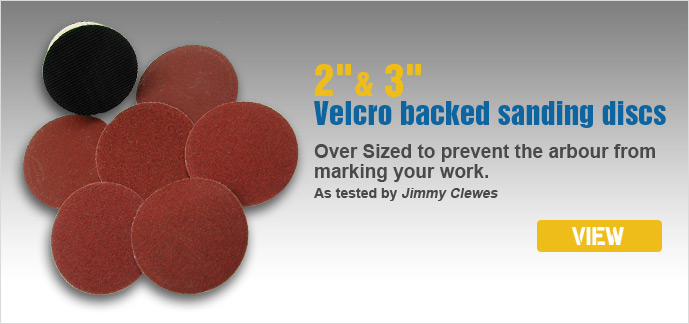 Velcro backed sanding discs